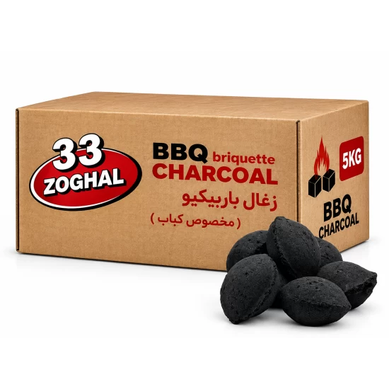 زغال فشرده باربیکیو   5 کیلوگرمی